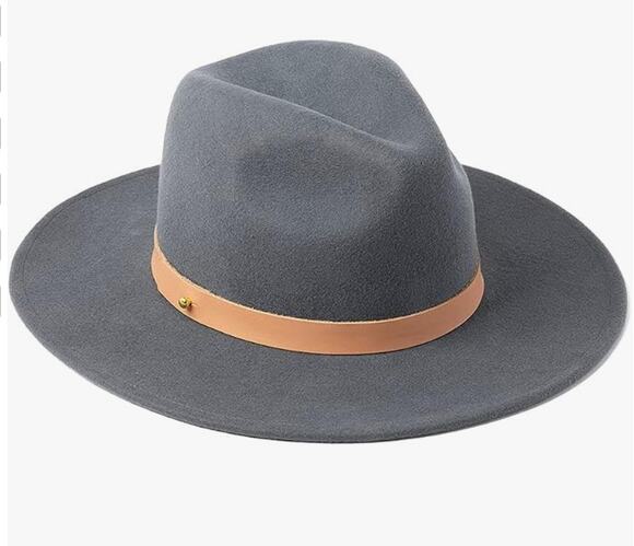 Lack of Color The Rocco - Charcoal GreyLuxe Wool Felt Fedora Hat MEDIUM 57 CM main image 4